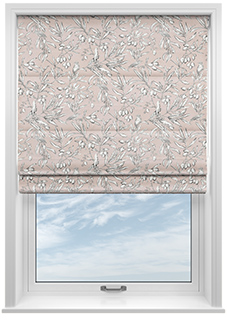 Aviary Velvet, Serenity - Motorised Roman Blind